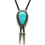 Bolo Tie Country Femme Turquoise