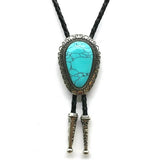 Bolo Tie Country Femme Turquoise
