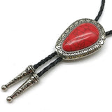Bolo Tie Country Femme Rouge