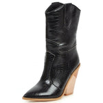 Bottes Cowboy Noires pour Femme