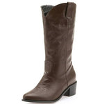 Bottes Western Country Marrons