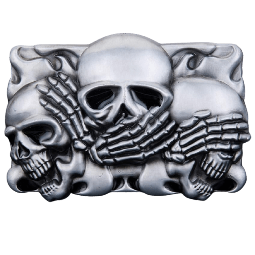 Boucle de Ceinture T te de Mort Le Cowboy