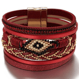 Bracelet Sioux Rouge