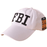 Casquette Américaine FBI Blanche