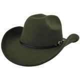 Chapeau de Cowboy Western Country Vert