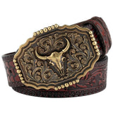 Ceinture Country Bordeaux pour Homme