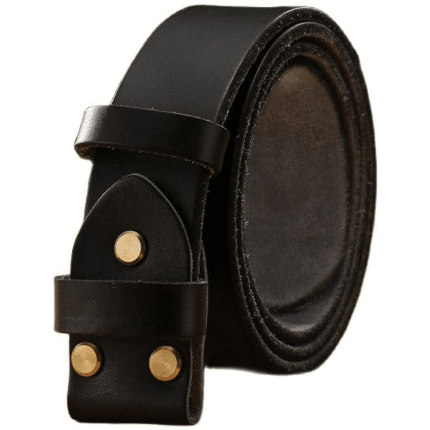 Cuir de sales ceinture sans boucle