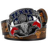 Ceinture Style Cowboy avec Boucle Western