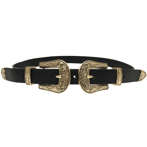 Ceinture Western pour Femme Double Boucle Le Cowboy