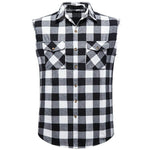 Chemise Western Blanche Homme Sans Manches