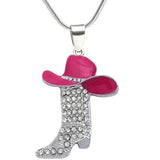 Collier Country Femme Rose