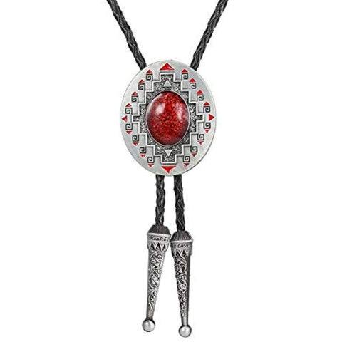 un bolo tie pour homme, style cowboy doré, avec une un bolo tie pour homme, style cowboy doré, avec une