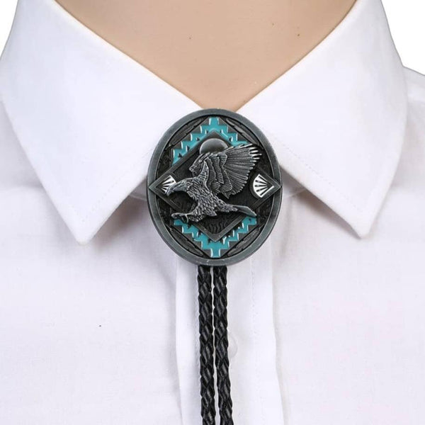 Cravate Western En Cuir Noir - Cordon Réglable 96 Cm - Mixte Homme/femme - Style Cowboy élégant - 10