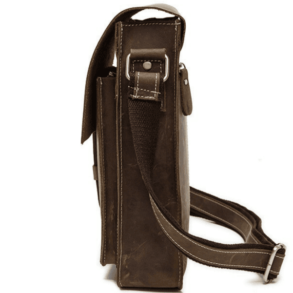 Sacoche ceinture cuir WESTERN - Marron foncé - Homme - 19.90